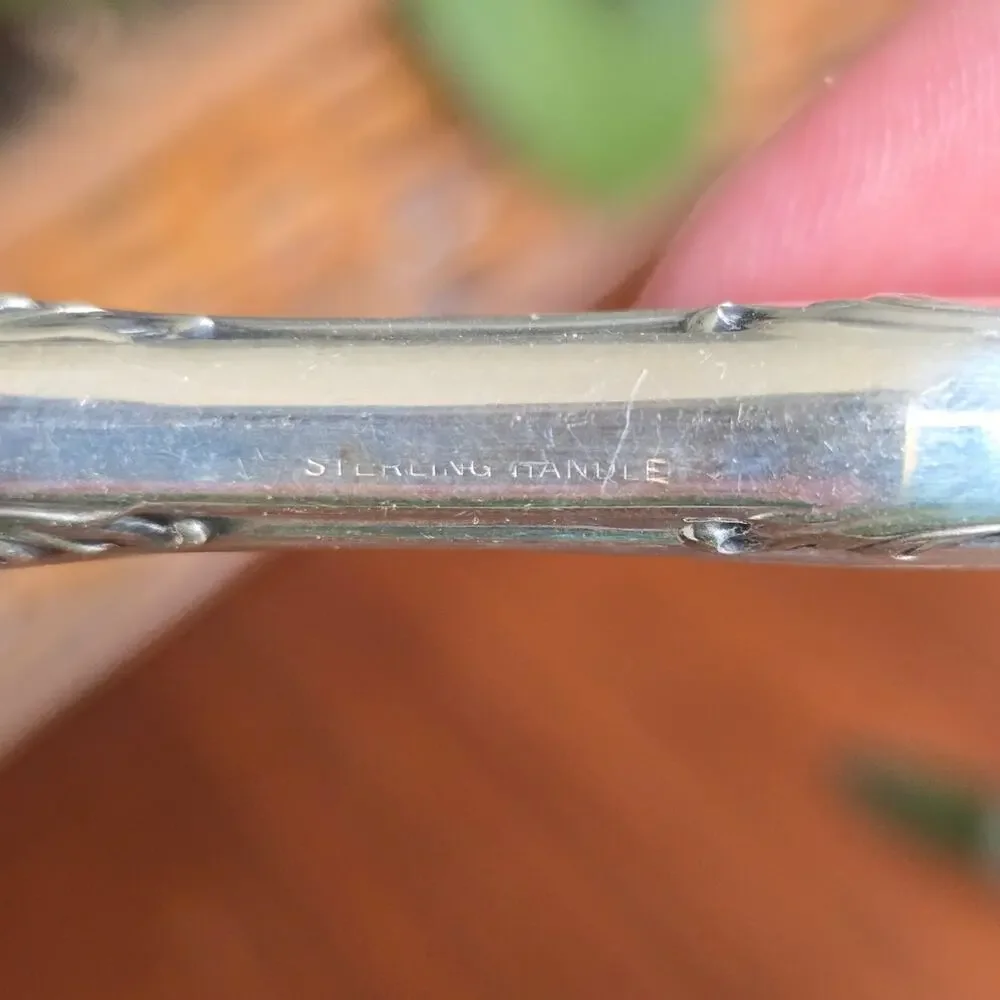 Gorham Melrose Sterling Silver Dinner Knives 4 Hollow Handle Stainless No Mono